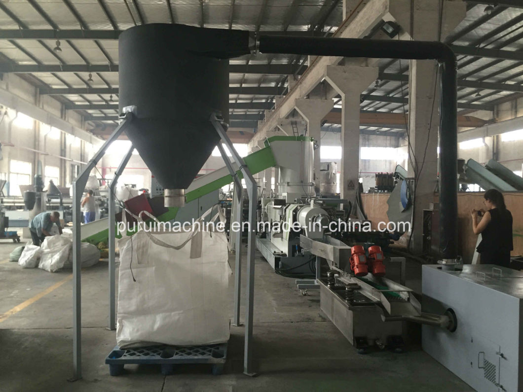 PP PE Film Two Stage Plastic Recycling Machine