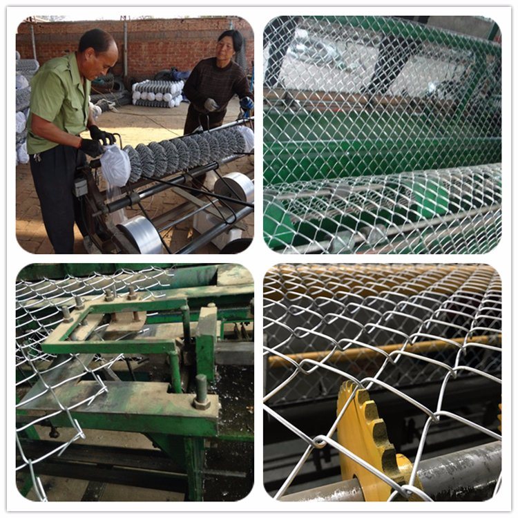 Chain Link Wire Fence Mesh (galvanized or PVC coated)