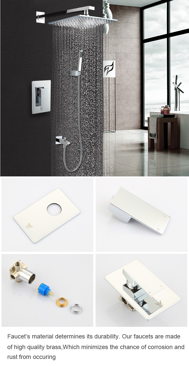 Hot Designs Multi-Function Bathroom Accessories Rain Shower Sets with High Quality