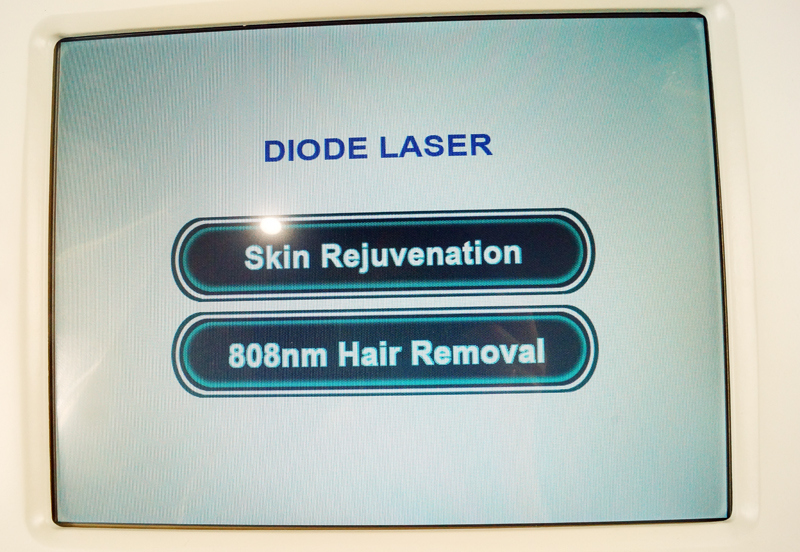 808nm Diode Laser All Skin Types Hair Removal Machine