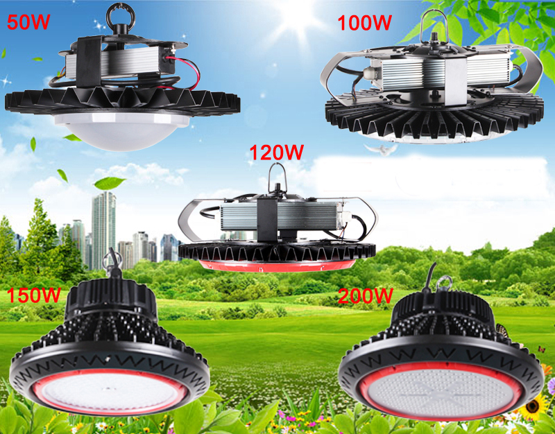 E40/Hanging 100W/150W/200W/250W LED High Bay Light Retrofit for Factory/Warehouse/Working Shop