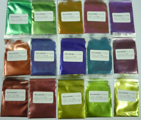 Chameleon Chrome Pigment Powders for Nail Polish