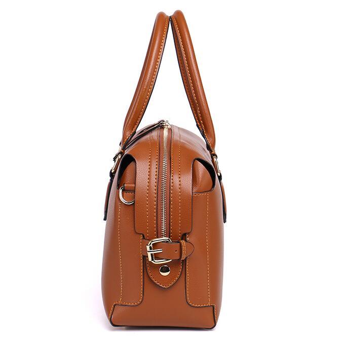 Duffle Boston Lady Bags PU Leather Fashion Handbags