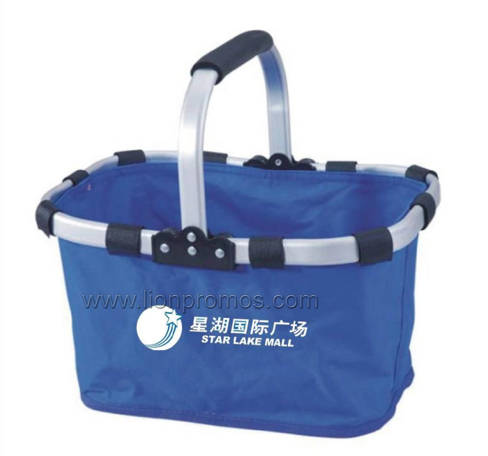 Supermarket Promotional Gift Folding up Shopping Basket