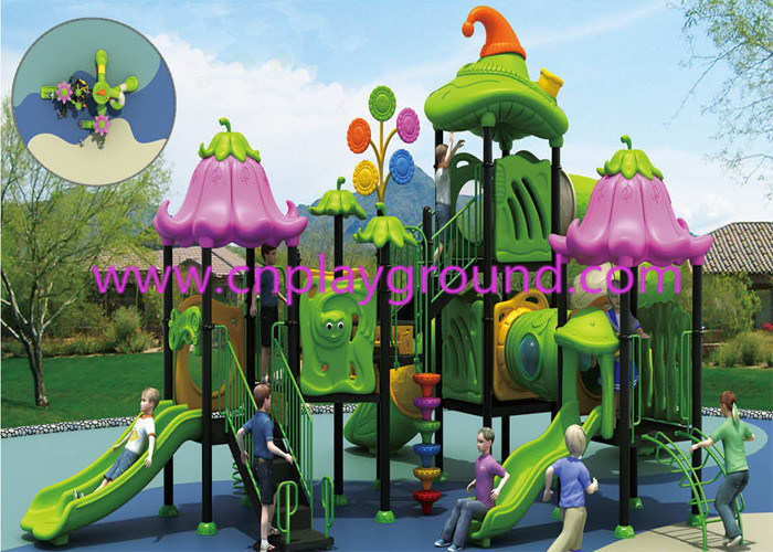 Flower Feature Park Equipment Kids Playground Set Hf-12702