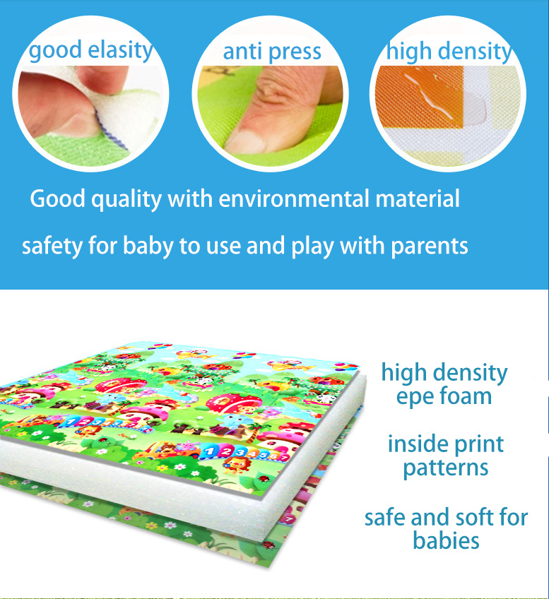 Multipurpose Waterproof Roll up XPE Baby Play Mats