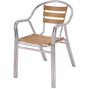 Outdoor Aluminum Wooden Chair (DC-06312)