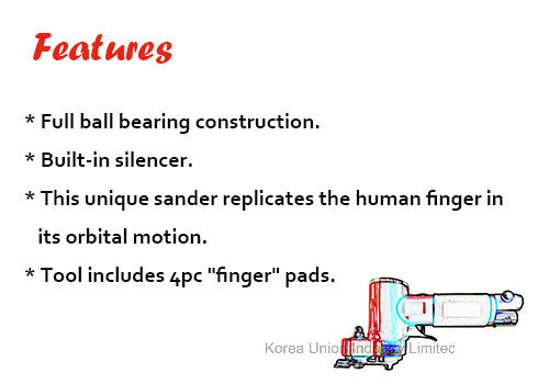Professional Quality Reciprocating Air Mini Finger Belt Sander