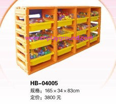 High Quality Plastic Toy Storage Cabinet for Sale (HB-04005)