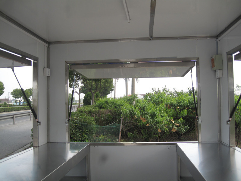 Three Sides Window Open Street Mobile Mini Fast Food Carts (SHJ-MFS250)