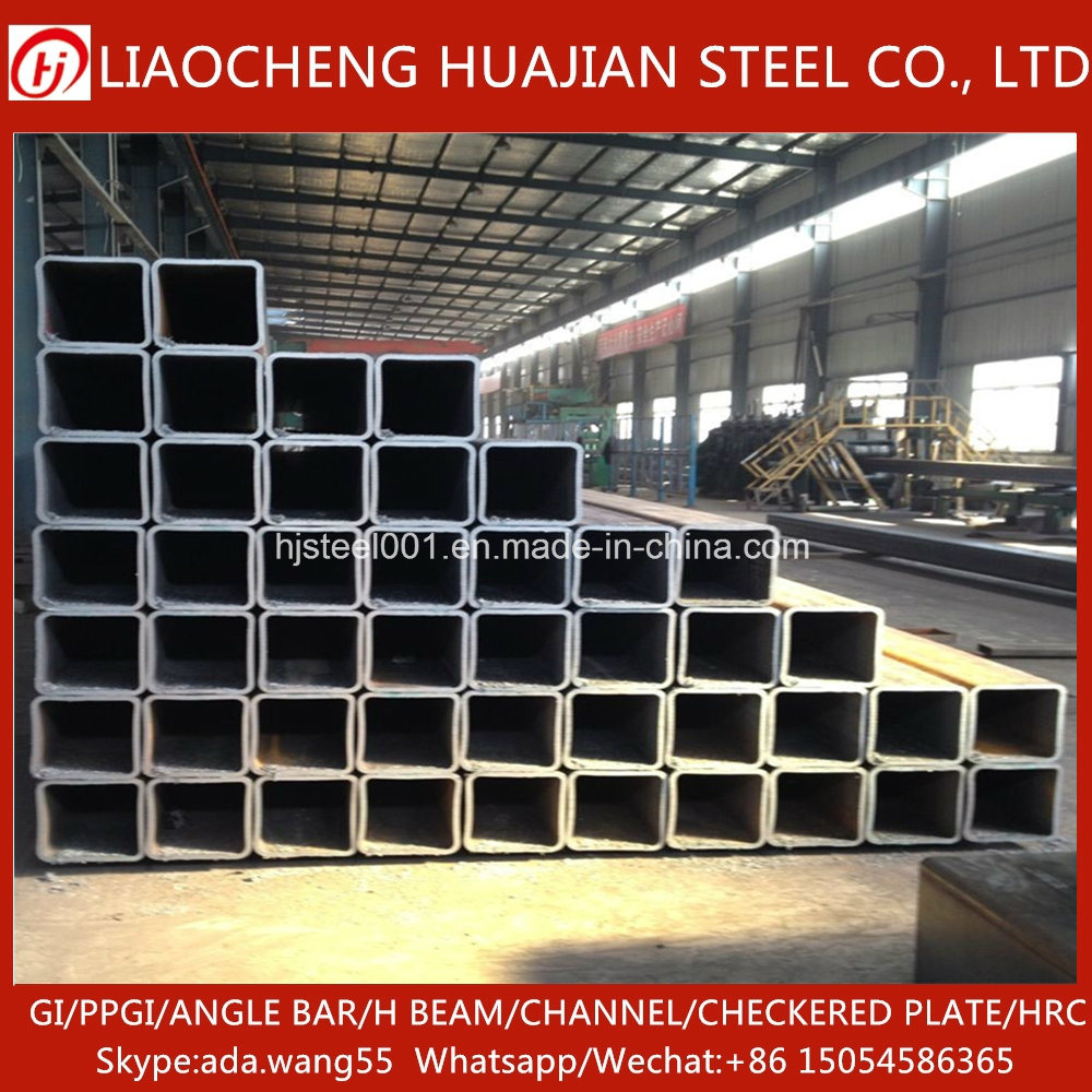 Black Carbon Steel Square Tube Used for Structure