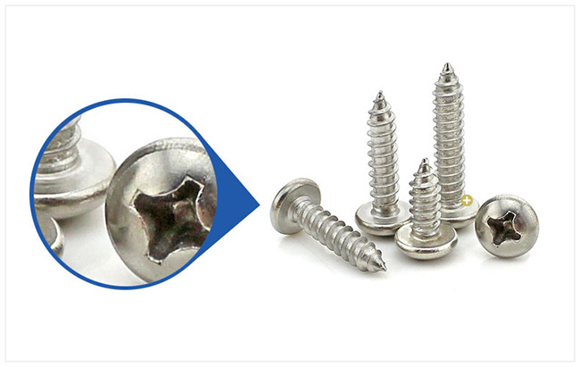 Ss304 Cross Recesed Pan Head Self Drilling Tapping Drywall Screw