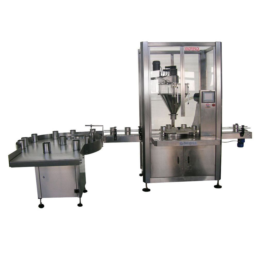 Milk Powder Filling Machine Powder Cans Feeding, Packaging Machine (XFF-G)