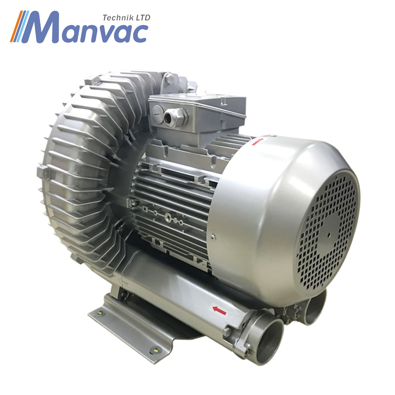 5.5kw Oil Free IP54 Three Phase Electric Motor Ce Ring Air Blower Vacuum Pump