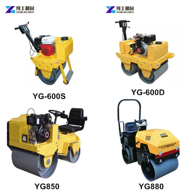 Factory Price Vibratory Double Wheel Steel Hand Asphalt Roller