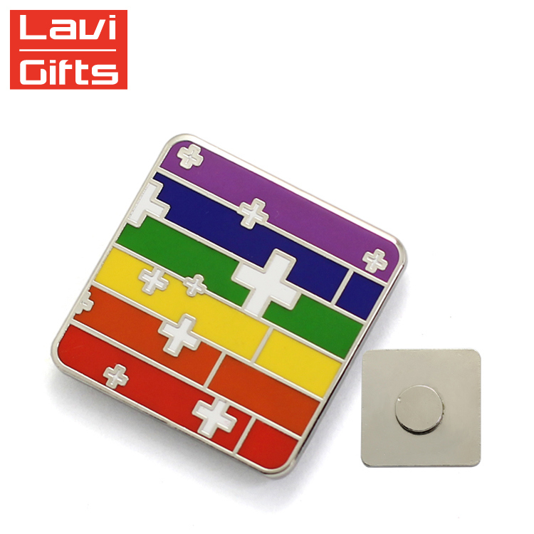 Promotional Gift Customized Decoration Soft Hard Enamel Metal Logo Badge Lapel Pin
