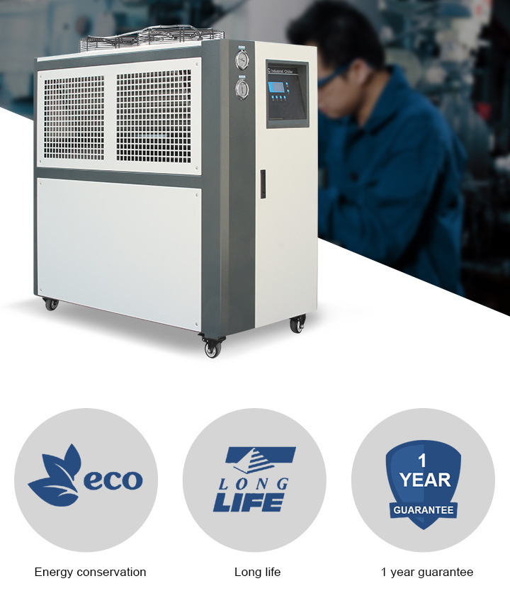 Customized R22 50L/Min 5HP Air Cooled Industrial Chiller