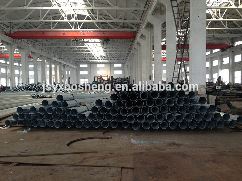 Polygonal Galvanized Steel Post Pole