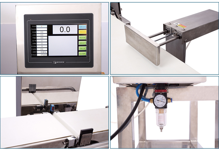 Food Combo Metal Detector and Check Weigher Scale