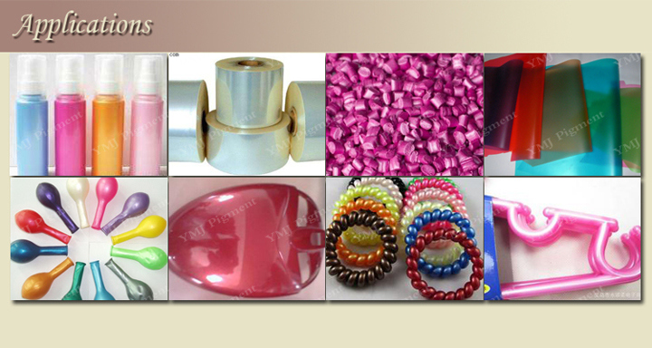 Colorful Mica Pearl Pigment for Plastics Injection, Plastics Coloring