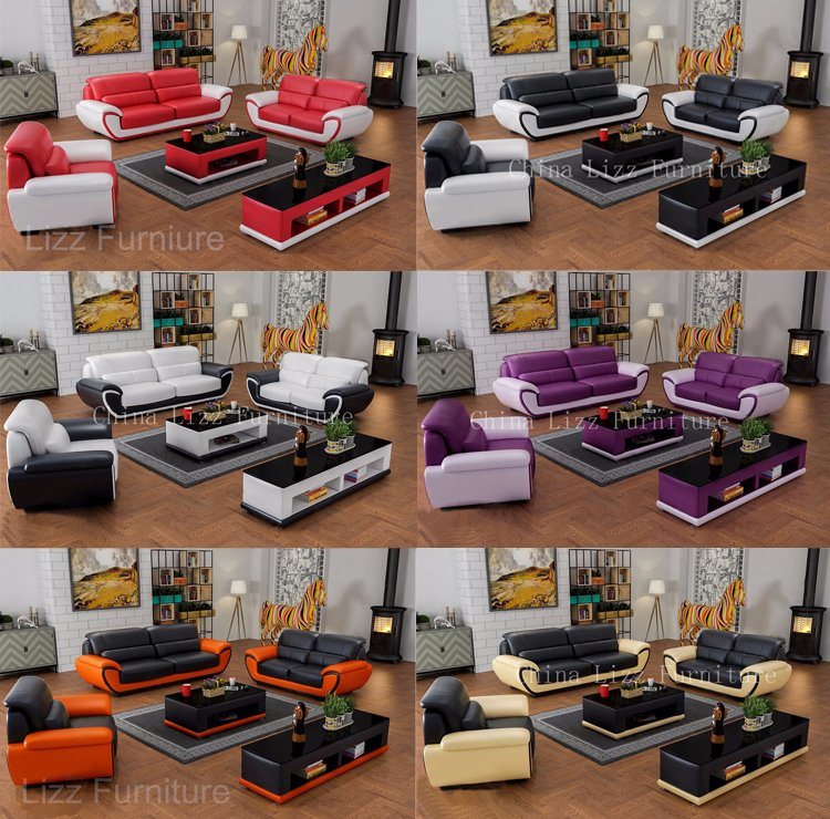 Contemporary Modern Divani Miami Leather Sofa Furniture