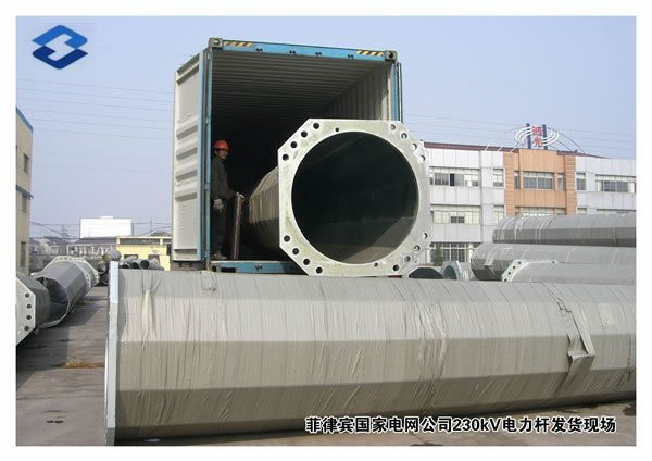 Electric Power Transmission Steel Pole