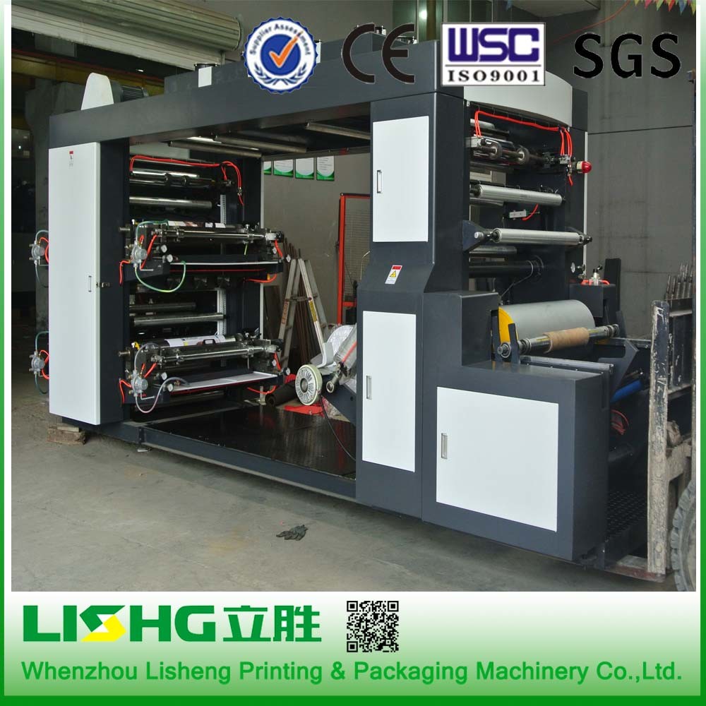 Ytb-41000 High Performance LDPE Film Bag Flexo Printing Machinery