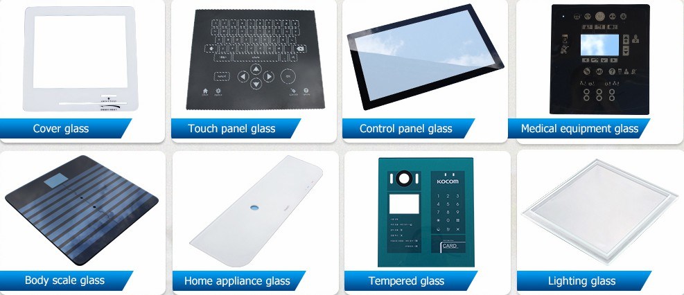 ITO Coating Glass Panel for Bathroom Body Fat Scale