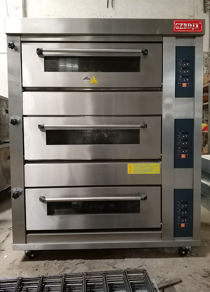 Factory Price 3 Deck 6 Trays Pizza Oven / Bread Oven