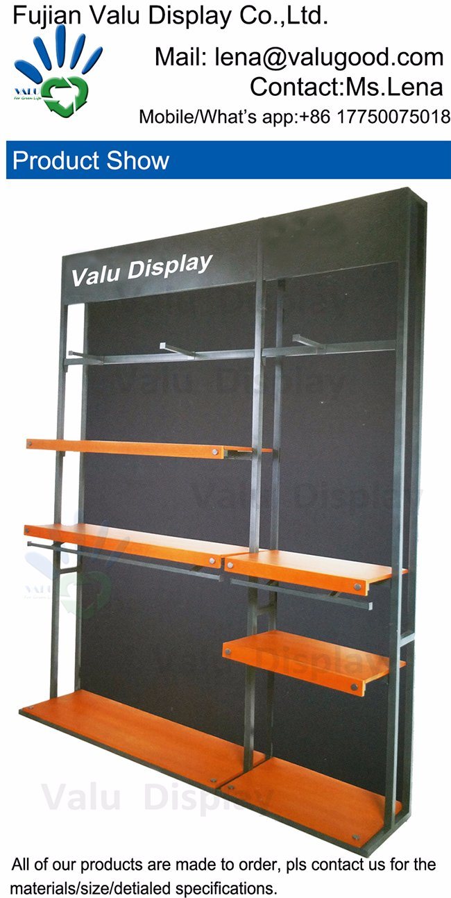 Customized Wood/Wooden/Wire/Metal Display Stand for Retail Shop