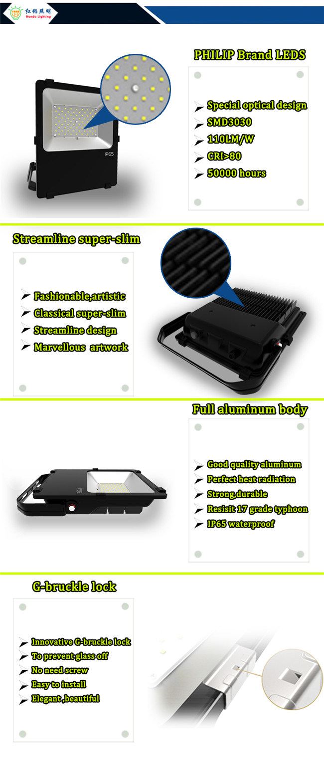 Outdoor Billboard 150W High Power LED Floodlight