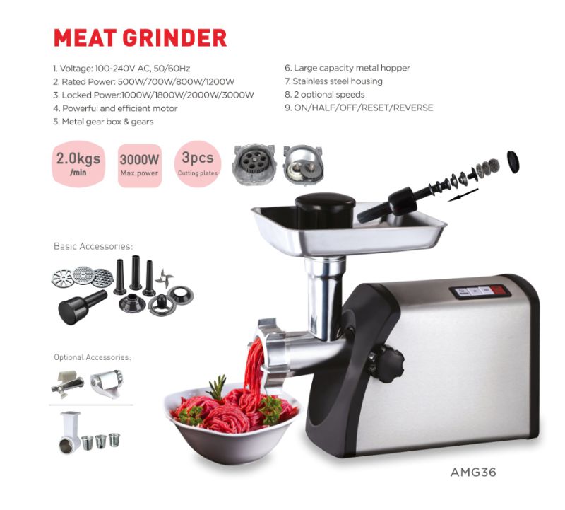 Low Price New Design Powerful Electric Meat Grinder GS/Ce