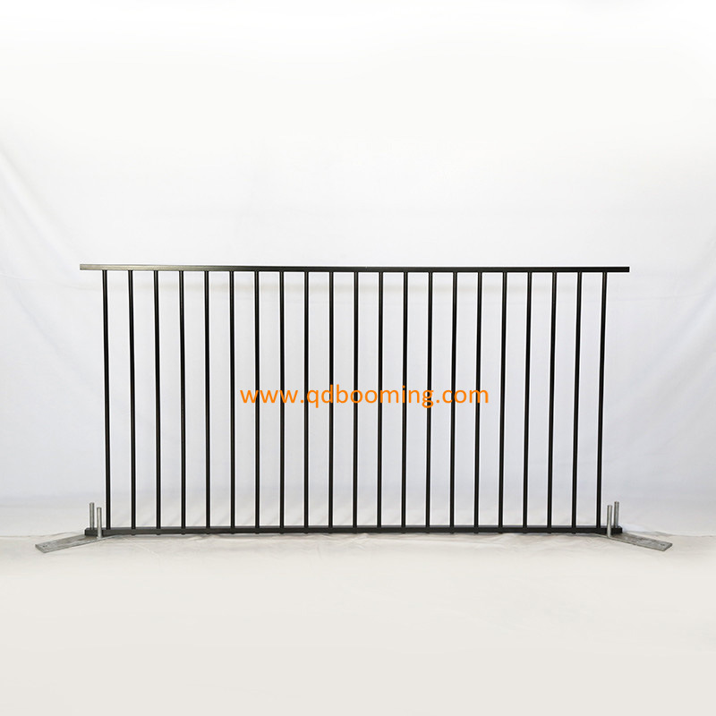 Black Powder Coated Aluminum Flat Top Swimming Pool Fence