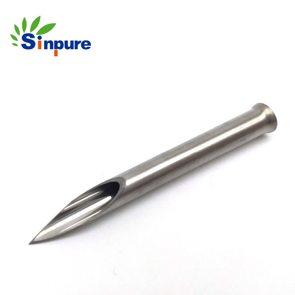 Custom Sterile Stainless Steel Syringe Veterinary Needle with Flaring End