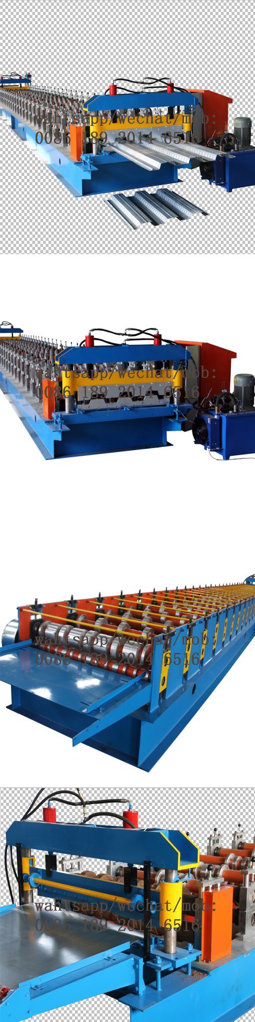 Metal Steel Floor Deck Roll Forming Machine