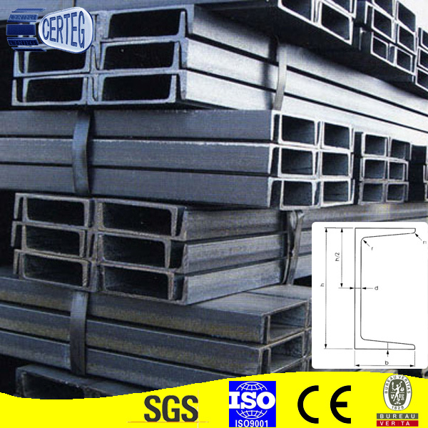 Q235/Q345 U Steel Profile U Channel Steel (100X48mm)