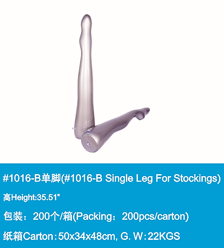 PVC Inflatable Leg Model for Selling Silk Stockings
