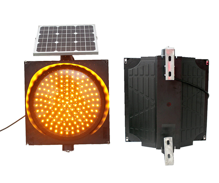 Factory with 300mm Solar Warning LED Traffic Signal on Sale