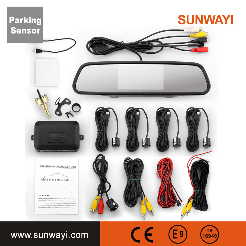 Auto Reverse Parking Sensor with 4 Ultrasonic Sensors