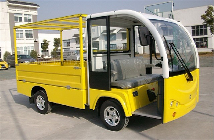 Ce Compliance Electric Plat Deck Vehicle Th24D with Rear Dome