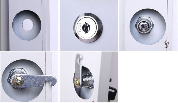 Aluminum Door Accessory Door Lock Key Lock