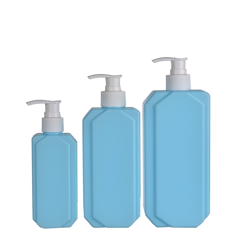 Different Sizes Plastic Shampoo Bottle with Lotion Pump (FS-BC-003)