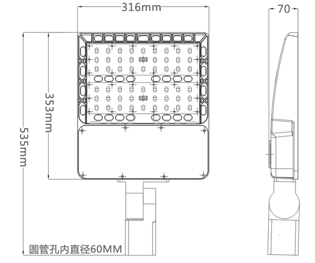 Module LED Street Lamp 150W Street Light