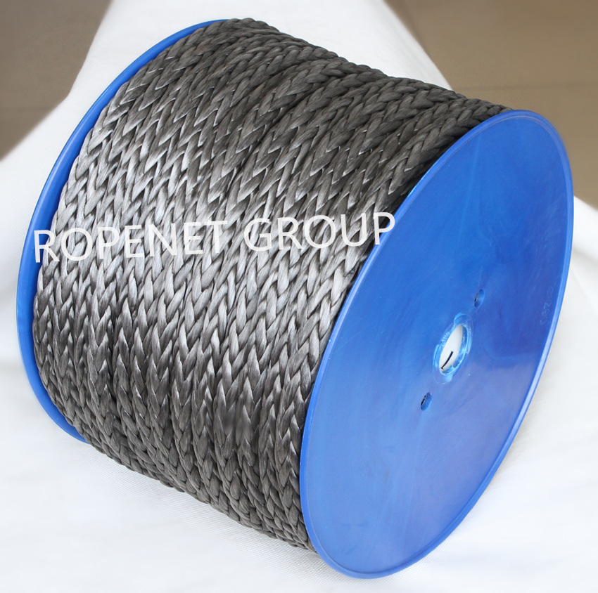 12-Strand Hmpe/UHMWPE Rope with Colorful Color