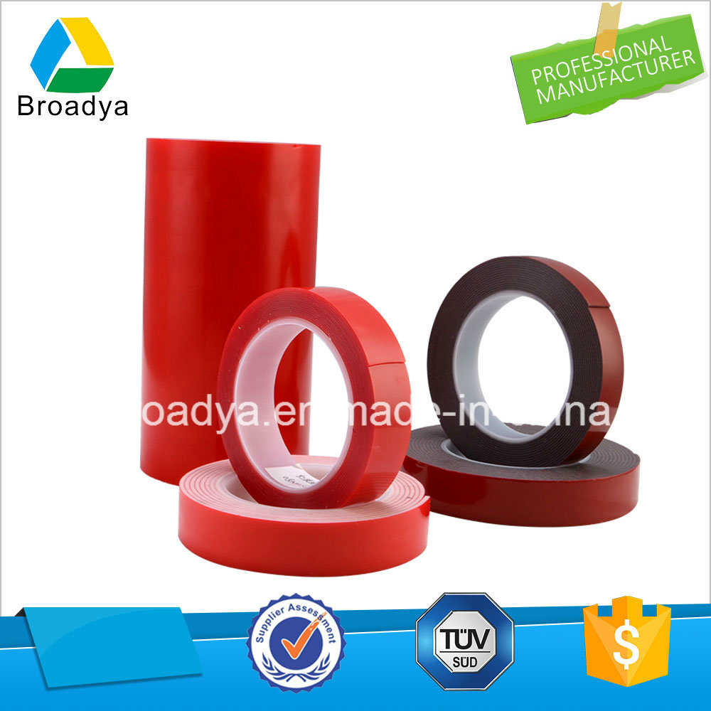 Waterproof Red Film Liner/3m Acrylic Foam Vhb Adhesive Tape (BY3080C)