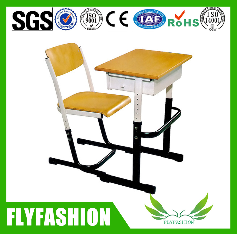 Primary School Study Desk and Chair Wooden