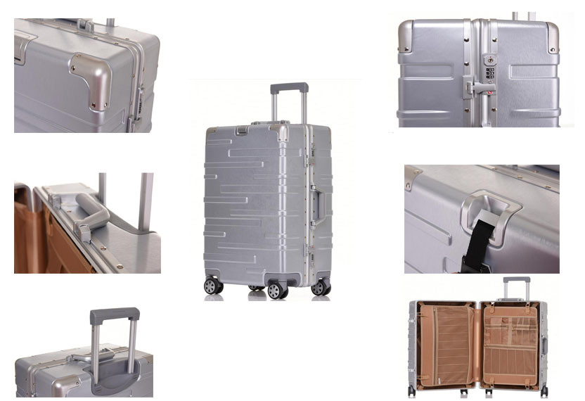 ABS PC Luggage Trolley Case Suitcase Trolley Bag