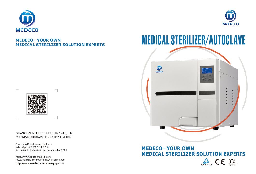 8L Dental Autoclave Sterilizer (Class B Medical Autoclave Sterilizers) Ste-8-C