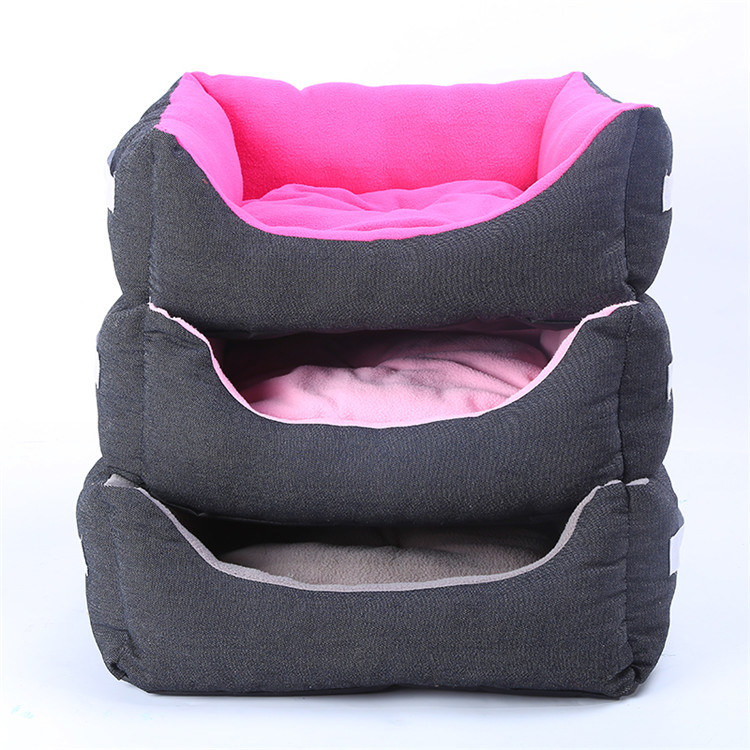 Hot Sale Plush Berber Fleece Dog Bed Cute Pet Bed