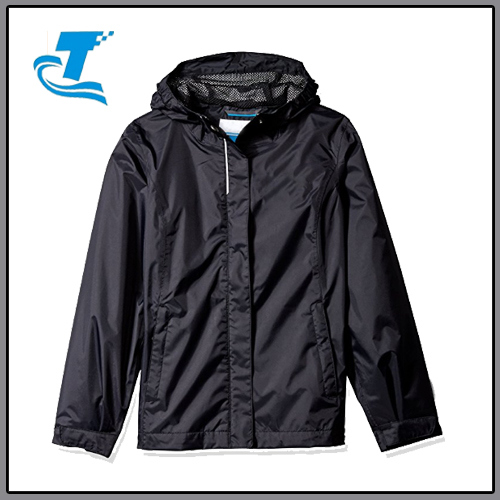 Girl's Waterproof Packable Rain Jacket